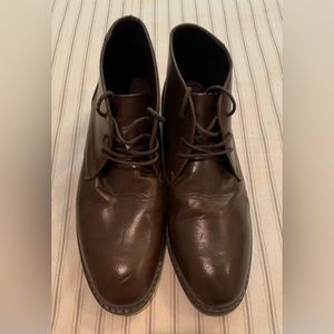 IZOD brown leather boots